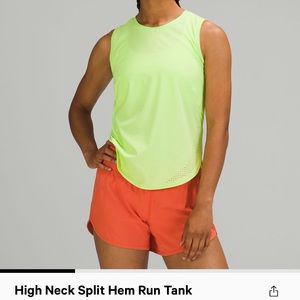 Lululemon size 14 Split hem tank